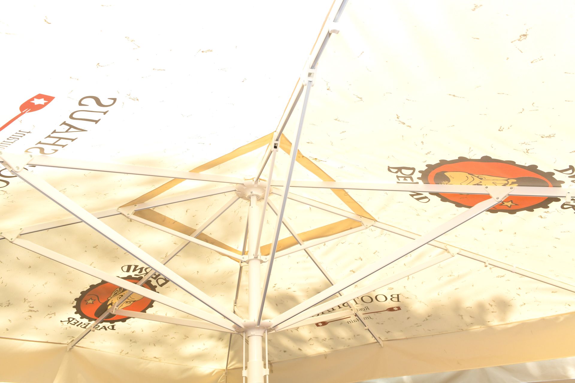 Bootshaus Biergarten Schirm